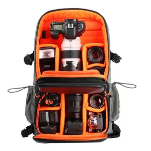 K & F مفهوم للماء السفر المشي الرقمية slr حقيبة الكاميرا الفيديو dslr حقيبة كاميرا
