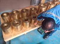 Pièces forgées CNC de haute qualité Cuivre Aluminium Bronze pour les applications de machines de l'industrie lourde Finition anodisée Services de forgeage