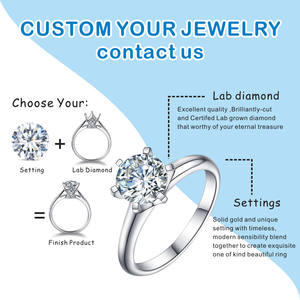 ラボ成長ダイヤモンドIGI証明書D VVS 3EX優れたカット1.5CT楕円形CVDダイヤモンド婚約結婚指輪用 - Product Image 6