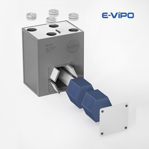 Système de ventilation domestique ERV <span class=keywords><strong>VMC</strong></span> à double flux échangeur d'énergie, récupérateur d'air frais mural HVAC MVHR HRV, économie d'énergie 97% - Product Image 2
