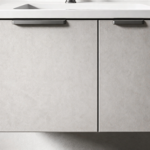 Mobile Bagno Sospeso con Doppio Lavabo e <span class=keywords><strong>Specchio</strong></span>, Soluzione di Stoccaggio per Bagno con Garanzia di 3 Anni - Product Image 6