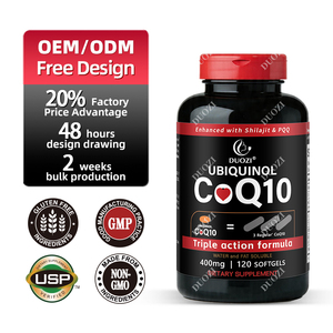Complément alimentaire Duozi Ubiquinol CoQ10 triple action pour la santé cardiaque, soutien à base de plantes pour le cœur - Product Image 2