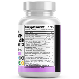Commercio all'ingrosso naturale crescita dei capelli vitamina C & E capsula tutto in uno sbiancamento della pelle biotina idrolizzato Multi collagene capsula integratore