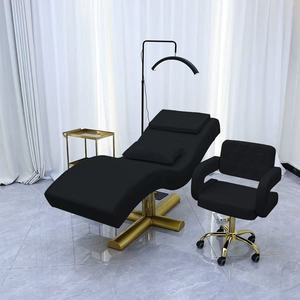 Factory Custom Foldable <b>Adjustable</b> Beauty Lashista Eyelash Massage <b>Table</b> Spa Salon Facial Chair Pink Curve Lash Bed - Product Image 6