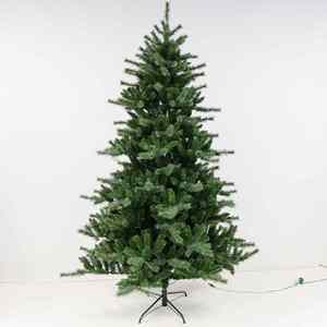 Arbre de Noël artificiel haut de gamme de luxe en PE/PVC, grand format, avec éclairage intégré - Product Image 3