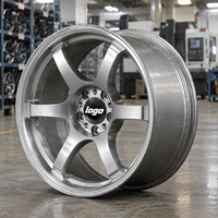 Jantes forgées RAYS Silver 57DR en alliage, 15-22 pouces, 5x114.3 5x120 pour BMW M4 M3 Audi A6 RS6 Nissan Toyota Supra A90 Honda Civic