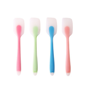 Spatule à gâteau en silicone rose, monobloc, passe au lave-vaisselle, pour la pâtisserie et l'épandage de crème - Product Image 4
