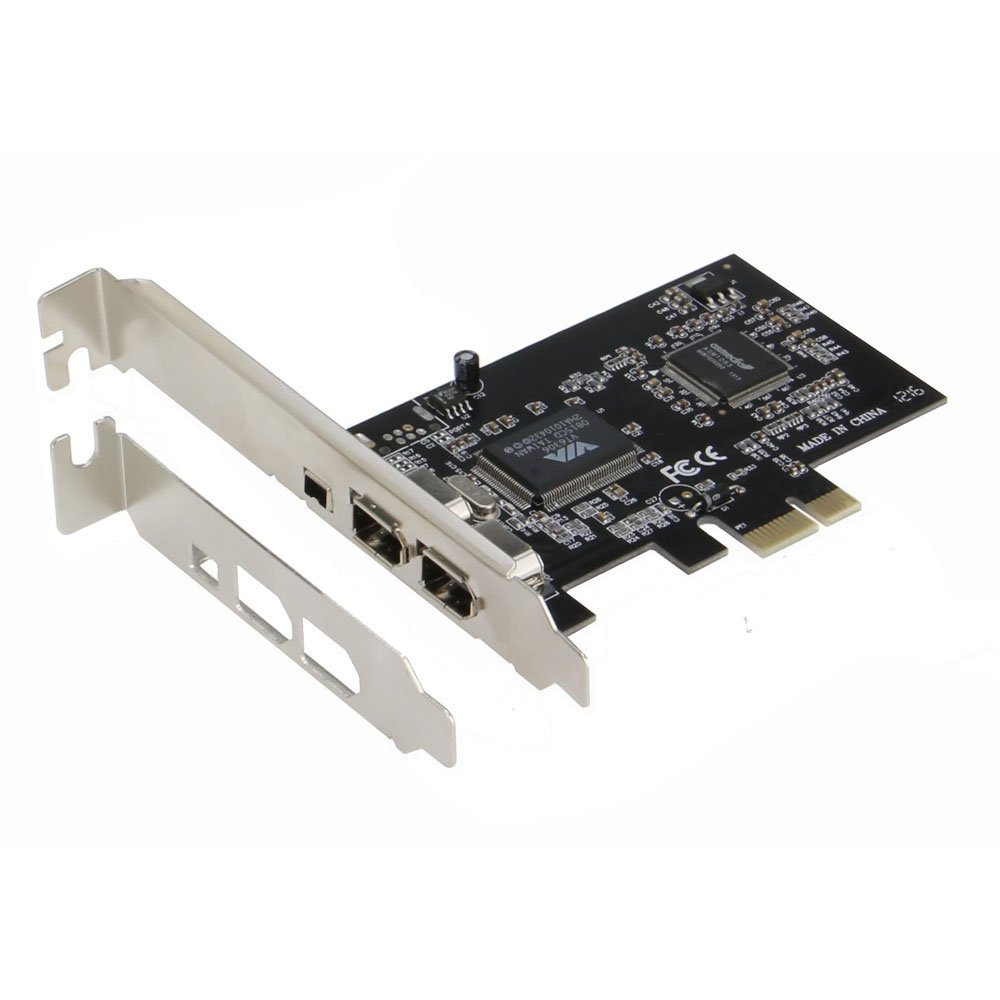 Firewire-tarjeta de expansión PCIe 1394A de 3 puertos, adaptador PCI Express a IEEE 1394, controlador de 2x6 pines y 1x4 pines para PC de escritorio