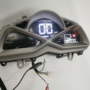 INSTRUMENTO HONGTU LION para motocicleta electrónica o tipo carburador motocicleta DIY PARTE MOSTRAR NIVEL DE ACEITE VELOCIDAD ODO - Product Image 5