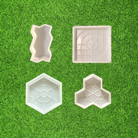 Moule en Silicone Incassable à Démoulage Facile pour Pavés Autobloquants en Caoutchouc Plastique pour Briques de Béton