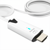 Émetteur sans fil compact 1080P 60Hz pour extension vidéo et audio avec connecteur USB pour PC vers TV, moniteur, projecteur