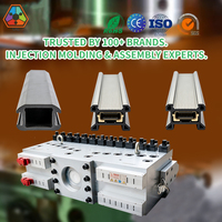 Profilé LED linéaire en aluminium extrudé 6063 de qualité supérieure, complet avec diffuseur PC transparent pour bandes lumineuses