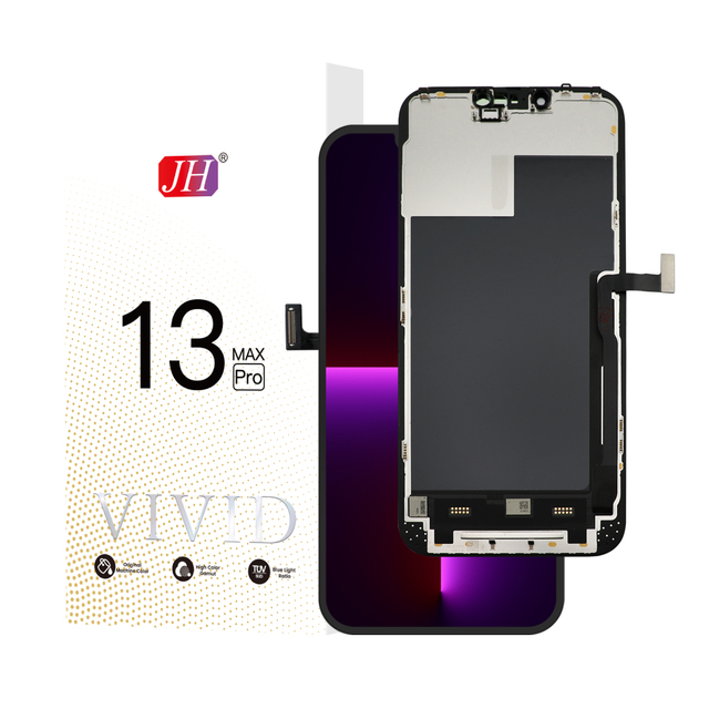 JH Brand LCD IP13PROMAX Screen Replacements for All Popular Models X-17 Easy Installation Consistent Performance-Repair Shop