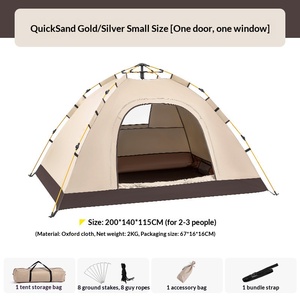 Carpa <span class=keywords><strong>de</strong></span> Camping <span class=keywords><strong>de</strong></span> Alta Calidad <span class=keywords><strong>de</strong></span> Doble Capa para <span class=keywords><strong>las</strong></span> Cuatro Estaciones, Impermeable, <span class=keywords><strong>de</strong></span> Apertura Rápida, Fácil <span class=keywords><strong>de</strong></span> Guardar, Automática, para Viajes, <span class=keywords><strong>Playa</strong></span> y Aire Libre - Product Image 1