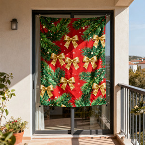 Tùy Chỉnh Giáng Sinh Biểu Ngữ Nền Vải Cho Nhiếp Ảnh Trang Trí Kỹ Thuật Số In Ấn Bất kỳ Kích Thước Mô Hình Dựa Hình Ảnh Của Bạn - Product Image 5