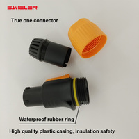 Connecteur Powercon True1 3 broches, adaptateur d'alimentation DMX pour haut-parleur, entrée/sortie, broches en cuivre, étanche, NAC3MPX NAC3FX Sac3fx Sac3mx