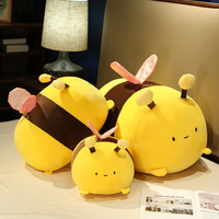 Mignonne grosse petite abeille en peluche enfants accompagner petit coussin étudiant cadeau d'anniversaire abeille en peluche