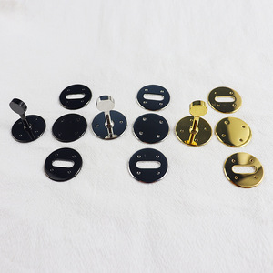 Cierre giratorio de hebilla redonda de acero inoxidable para bolsos, juego completo de herrajes, cierres a presión, estilo clásico, accesorios de alta calidad para bolsos DIY - Product Image 1