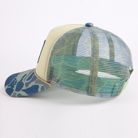 Casquette Courbée Personnalisée en Gros avec Logo Brodé, 5 Panneaux en Mousse Camouflage