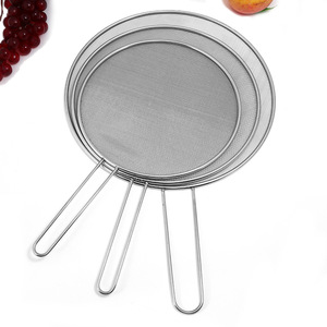 Stainless Steel <b>Mesh</b> <b>Strainer</b> 25cm Diameter Reusable Kitchen Sieve For Food Prep - Product Image 2
