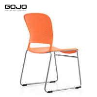 Chaise de bureau ergonomique moderne en maille avec hauteur réglable, imperméable et empilable pour hôpital, école, hôtel et bureau