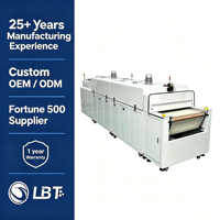 Four de séchage industriel à bande transporteuse, machine de séchage continu à air chaud pour le durcissement des PCB/pièces imprimées/revêtements