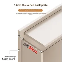 Bureau d'ordinateur d'angle simple et moderne avec étagère intégrée pour la maison combinaison de garde-robe de chambre d'étudiant pour le rangement de l'écriture