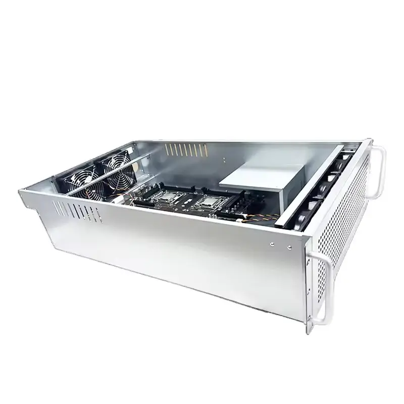 NURMA X99 8 Grafikkarten-Rig Hülle 8GPU Serverhülle kundenspezifisches Computer-Chassis Unterstützung 4070 4090 3080 3090 für Maschine Krypto
