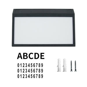 Señales <span class=keywords><strong>de</strong></span> dirección Led alimentadas por energía Solar para exteriores, lámpara <span class=keywords><strong>de</strong></span> pared, placas, números <span class=keywords><strong>de</strong></span> casa, luz con estacas para patio <span class=keywords><strong>de</strong></span> casa y calle - Product Image 4