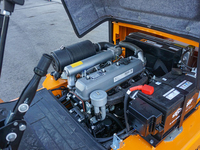 Chariot élévateur à contrepoids électrique de 3,8 tonnes alimenté par batterie au lithium pour la manutention logistique