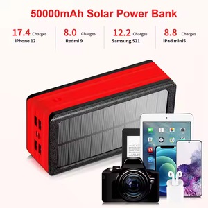 Banque d'énergie solaire de grande capacité de 50,000 Mah du fabricant avec lumière LED haute puissance Logo <span class=keywords><strong>personnalisable</strong></span> - Product Image 2