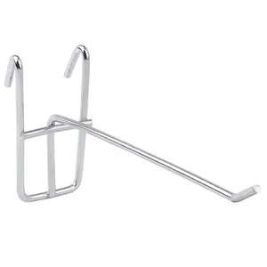 8 ''/200mm 3.3/5/5.<span class=keywords><strong>6</strong></span>/6mm Dây tường treo lưới móc kim loại lưới tường móc bạc hiển thị bảng điều khiển móc - Product Image 5