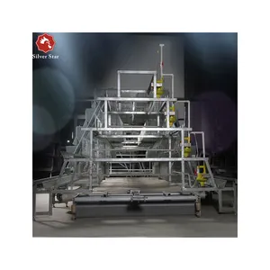 Customized a Variety Of Automated Feeding Systems A-type Multi Layer Chicks Chicken Cage