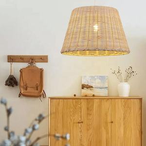 100% Eco-Friendly Bamboo Pendant Light for Bedroom Ornamentation Handmade <b>Vintage</b> Lighting for Interior Decor Made in Vietnam - Product Image 4