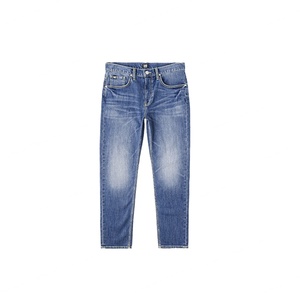 กางเกงยีนส์เดนิมทรงสลิมฟิตสไตล์วินเทจคุณภาพสูงผ้าฝ้าย 100% ล้างสีแบบดีไซน์ใหม่แฟชั่นไฮสตรีทสำหรับผู้ชาย - Product Image 5