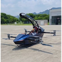 Nouvelle batterie personnalisée DIY YIVTOL S ZERO Max Lite 60000mAh en fibre de carbone pour véhicule volant EVTOL, 55 minutes de vol, charge utile de 120 kg, 80 km/h, combo