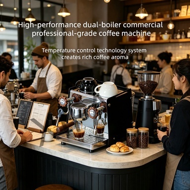 Commercial Espresso Machine E61 Type with PID Temperature Control Stepless Pressure 220V/110V OEM ODM Accepted for Coffee Shop