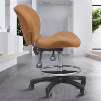 2024 nouveau design salon de coiffure coiffure tabouret chaise moderne pied spa pédicure tabouret avec roues
