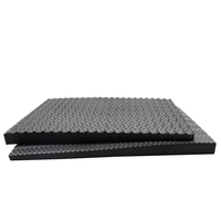 Feuille de mousse EVA recyclable texturée ondulée 20 mm, antidérapante, imperméable, légère et durable pour semelle de pantoufle