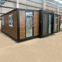 Maisons préfabriquées extensibles de 20, 30 et 40 pieds, maisons conteneurs de 2 ou 3 chambres, maisons miniatures préfabriquées, maisons mobiles