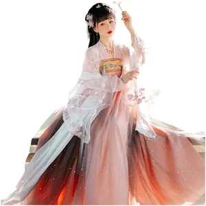 Chuyao weibliche antike Bekleidung chinesischer Stil Brustlänge vorne bis hinten märchenhaft elegant 6-Meter-Rockenrock Sommer Hanfu
