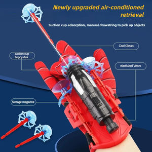 新着スパイダーマンウェブシューター教育玩具スパイダートイズプラスチック製コスプレ壁取り付け可能吸盤発売用コスチューム玩具 - Product Image 3
