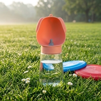 Bouteille d'eau suspendue anti-fuite pour lapins et cochons d'Inde, accessoire portable en PP pour cage pour petits animaux