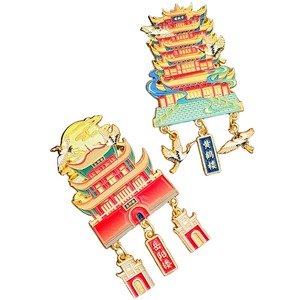 Aimants de réfrigérateur en métal, design pays chinois, différentes villes, aimants promotionnels personnalisés, souvenirs en gros - Product Image 4