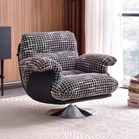 Fauteuil pivotant moderne en chenille, fauteuil de détente individuel, fabriqué en Chine