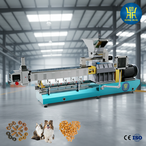 Ligne de production d'aliments extrudés pour animaux de compagnie, usine de production d'aliments pour animaux, machine à croquettes pour chats, machine à fabriquer des aliments secs pour chats - Product Image 1