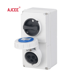 Ổ Cắm Điện AJCEE 32A 3pin 250V IP67 Ổ Cắm Có Khóa Liên Động Với CE - Product Image 1