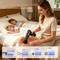 Mini pistolet de massage de poche rechargeable, masseur à percussion portable pour les voyages, le fitness en plein air, vente en gros OEM