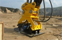 Plaque compacteuse rotative haute performance pour excavatrice, best-seller en Europe pour la construction routière