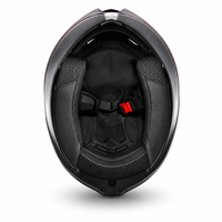 Casque de moto modulaire intégral homologué DOT en ABS avec éclairage arrière LED intégré pour une sécurité accrue en conduite